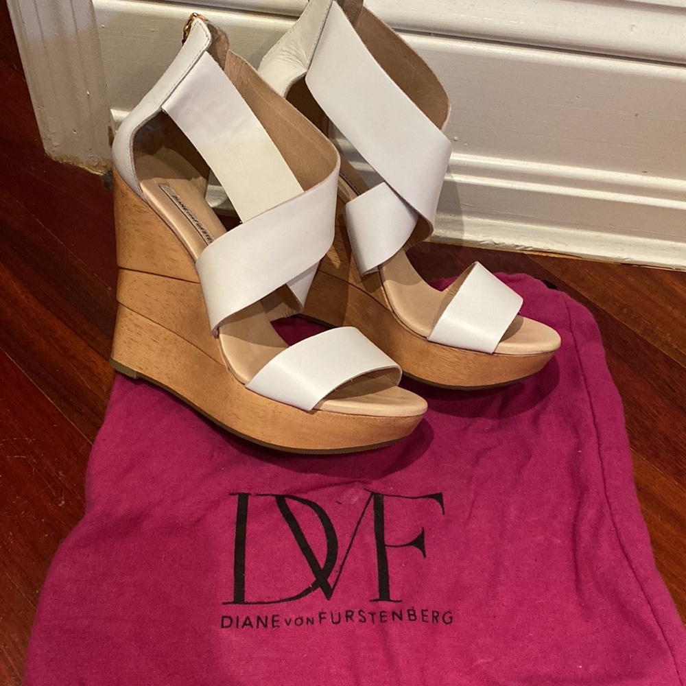 Diane Von Furstenberg DVF Wedge Sandals